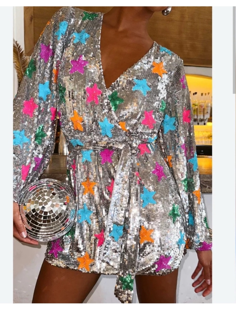 Show Me Your Mumu Multi-Color Sequin dress